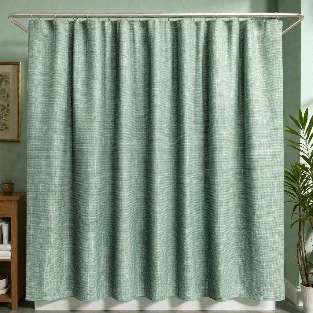 Soft-Linen Morandi Series - Breathable Fabric Shower Curtain