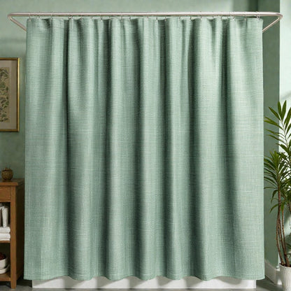 Soft-Linen Morandi Series - Breathable Fabric Shower Curtain