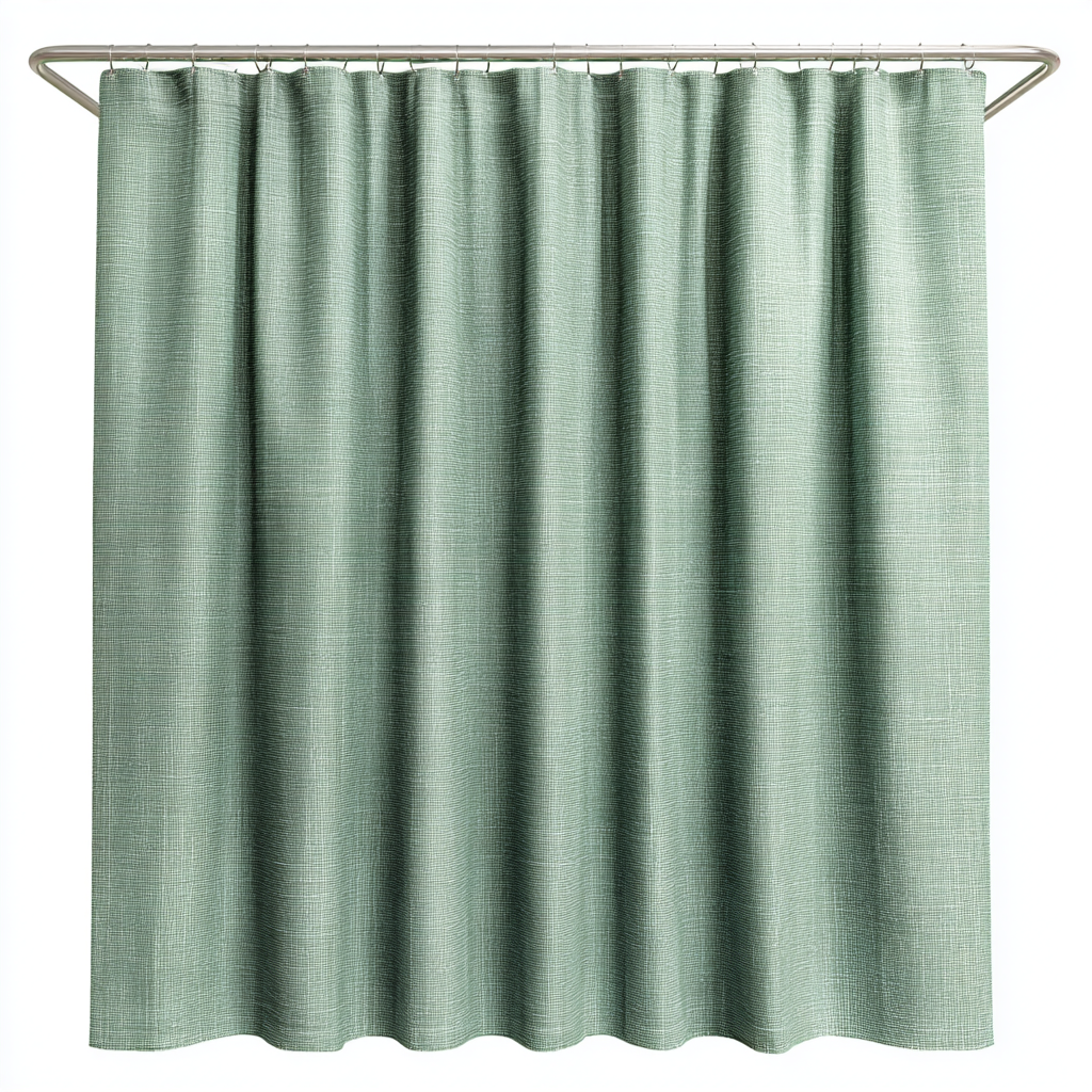 Soft-Linen Morandi Series - Breathable Fabric Shower Curtain